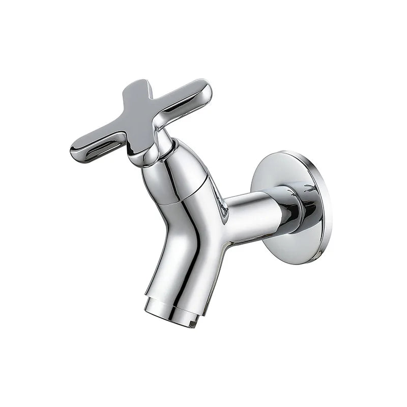 Robinet Mural Lavabo Eau Froide Laiton