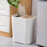 Poubelle de Cuisine Double Compartiment Tri Sélectif
