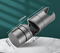 Support Douchette Coulissant ABS pour Barre 20-25 mm, 4 Finitions