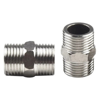 Raccord Rallonge Flexible de Douche Inox 1/2 Pouce Lot de 2