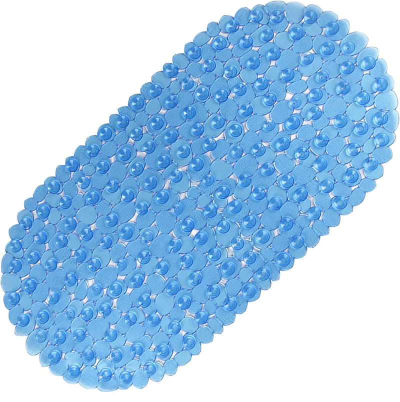 Tapis de Baignoire Ovale Galets Antidérapant à Ventouses 36 x 69 cm