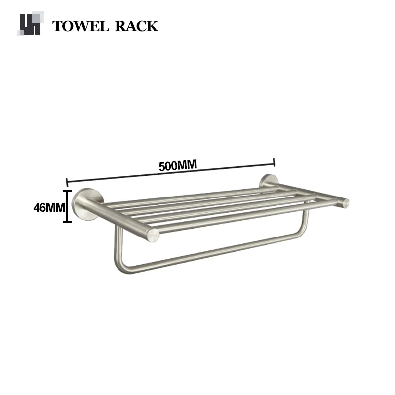 Accessoires Salle de Bain Nickel Brossé à Choisir par Pièce