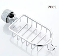 Étagère de Douche Murale Aluminium Panier Rangement