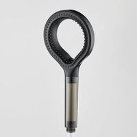 Pommeau de Douche Anneau Creux avec Filtre, Noir, Gris ou Argenté