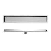 Caniveau de Douche Inox 304 Noir, Doré, Brossé, 20 à 60 cm